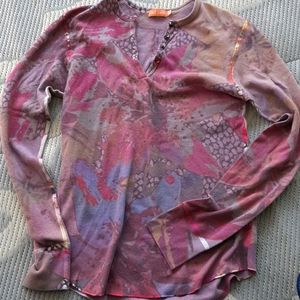 CUT CUTE psychedelic top, M